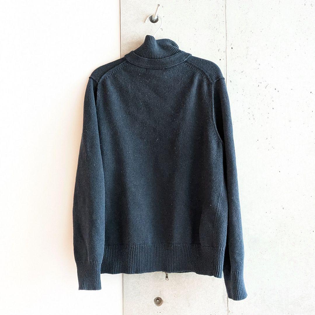 BANANA REPUBLIC ハイネックジップアップセーター ネイビーの写真2枚目