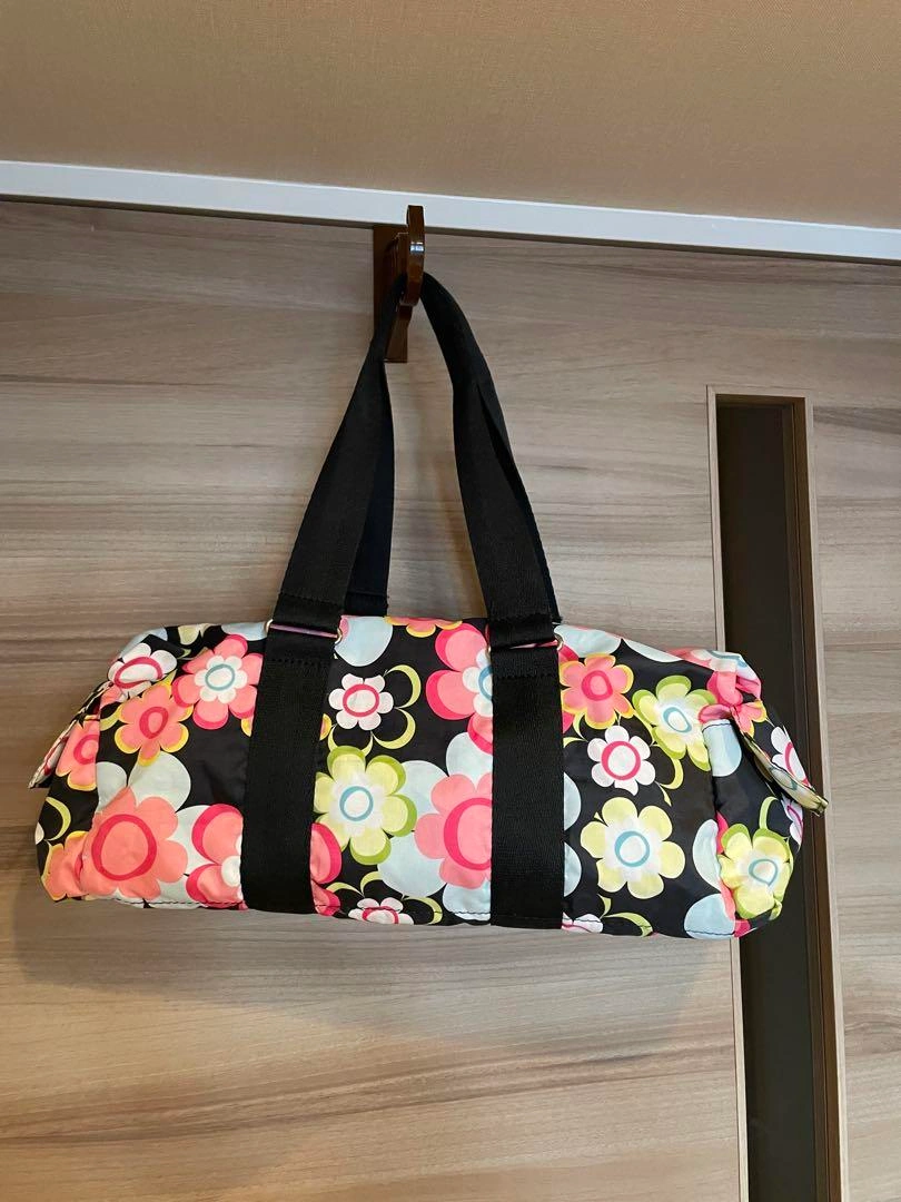 花柄デザイン ハンドバッグ 中型