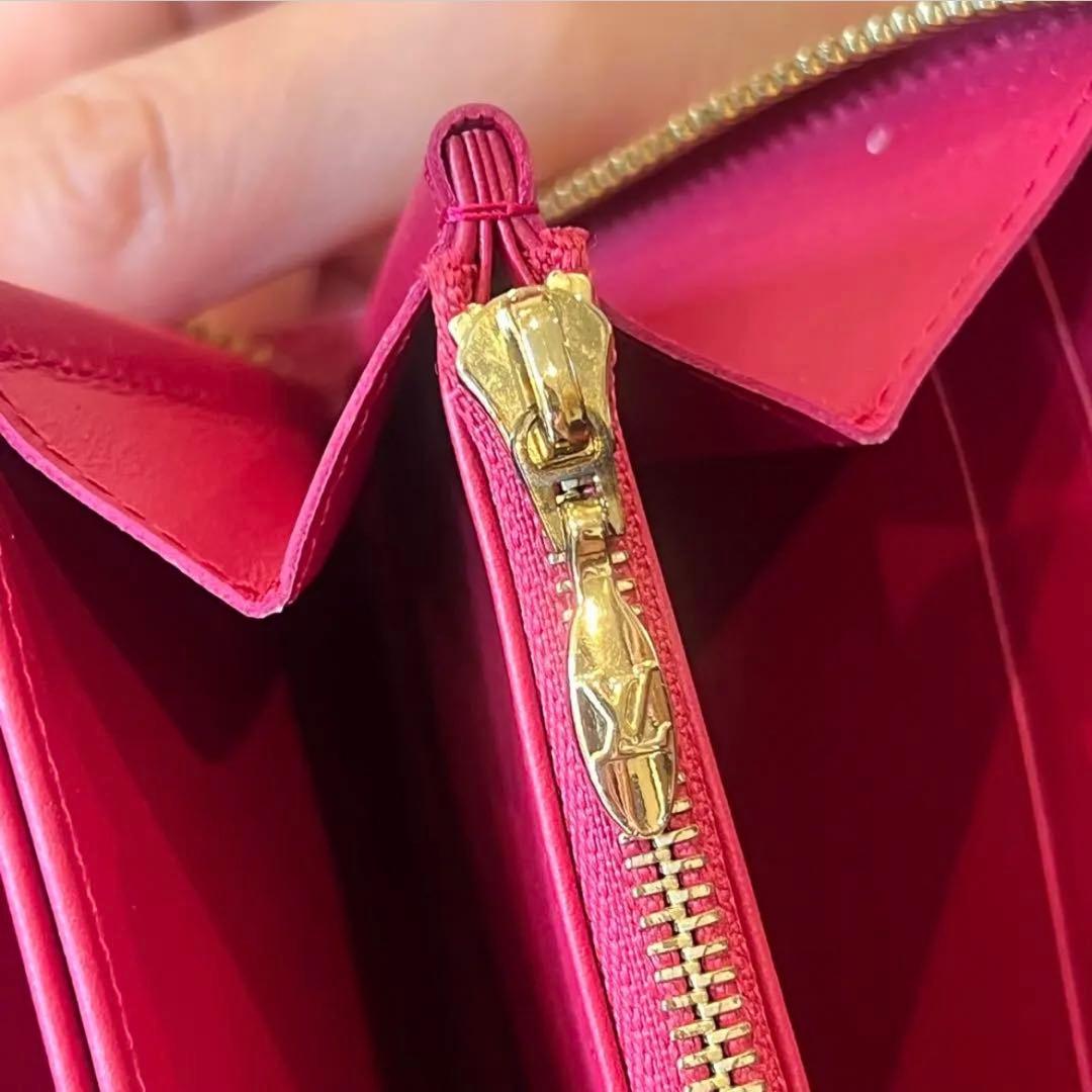 LOUIS VUITTON/ジッピーウォレット/ラインモノグラム ヴェルニの写真2枚目