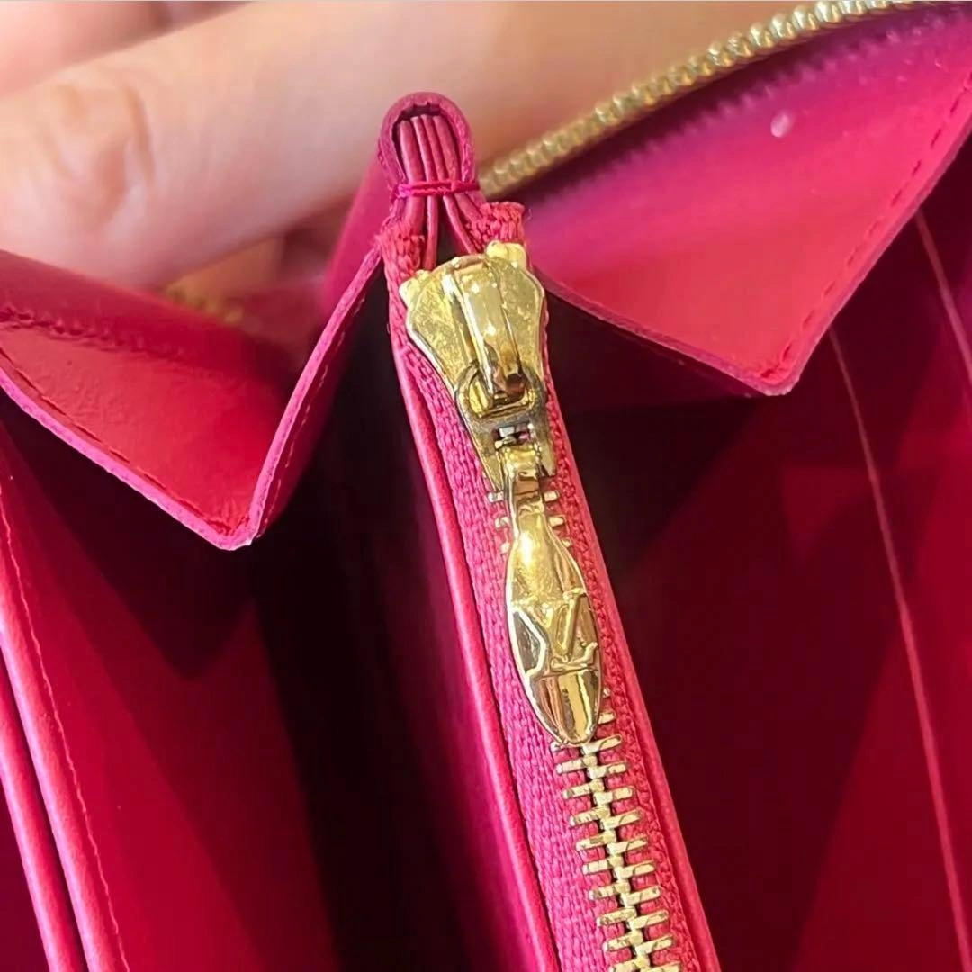 LOUIS VUITTON/ジッピーウォレット/ラインモノグラム ヴェルニの写真2枚目
