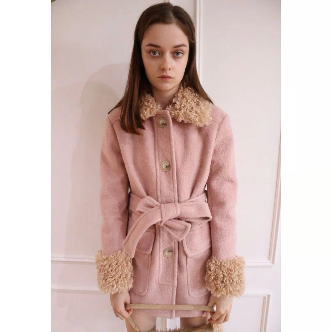 オンライン完売品 poodle fur coat pink