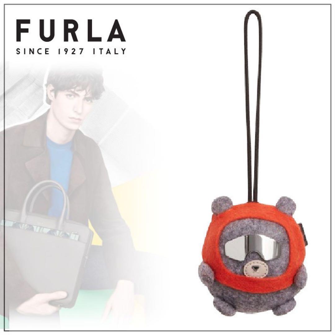 FURLA フルラ チャーム キーホルダー MAN KUMAFLAGE