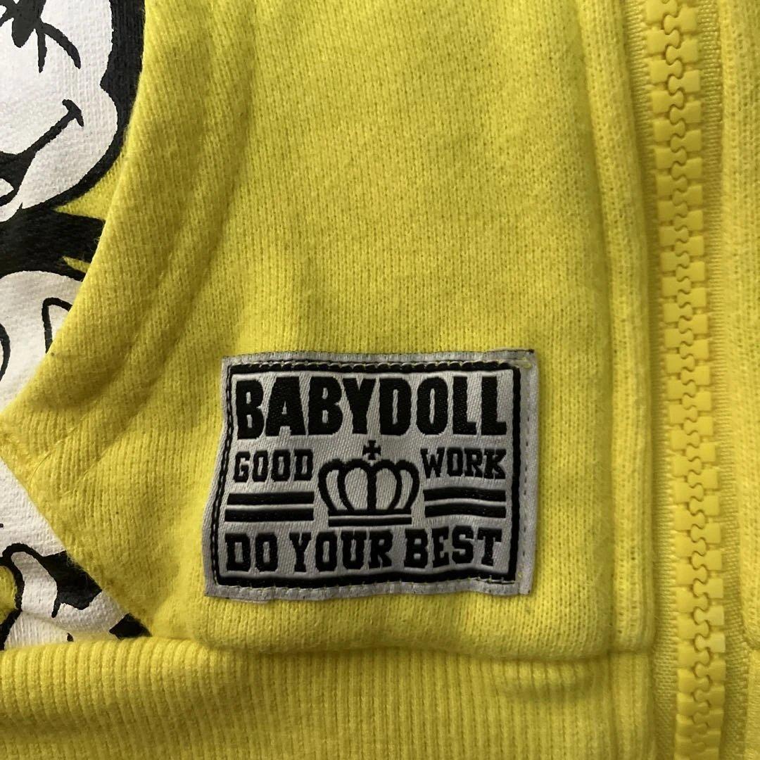 BABYDOLL ミッキーマウス柄 パーカー 90cmの写真2枚目