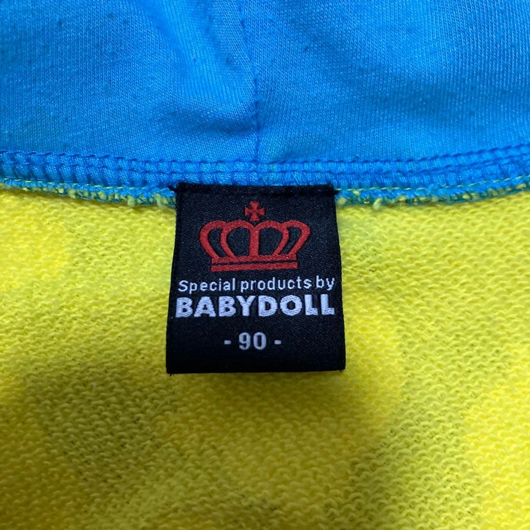 BABYDOLL ミッキーマウス柄 パーカー 90cmの写真3枚目