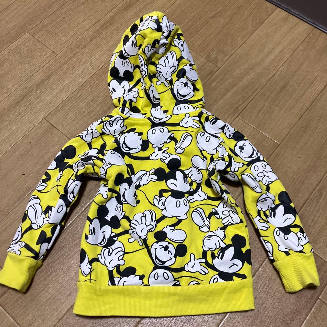 BABYDOLL ミッキーマウス柄 パーカー 90cmの写真4枚目