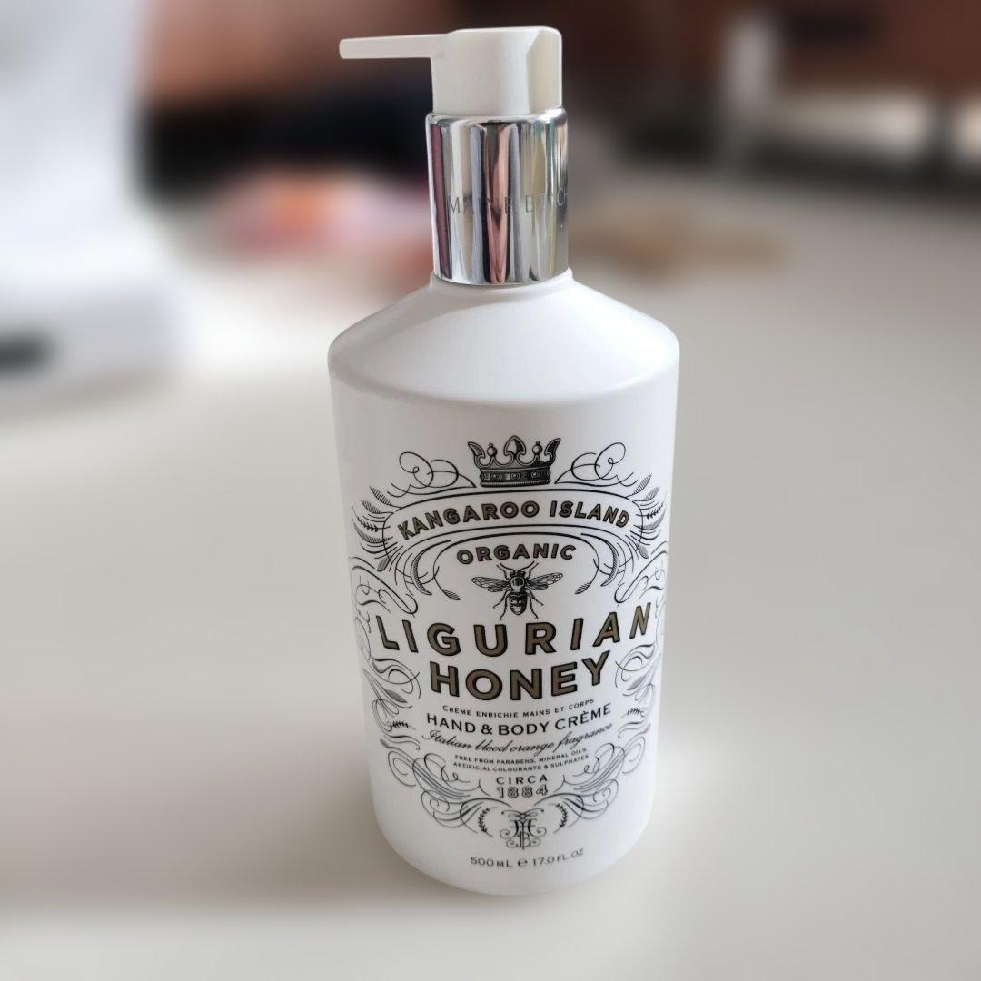 新品未開封★LHハンド&ボディクリームローション500ml　リグリアンハニー
