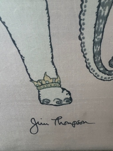 【最終お値下げ】JIM THOMPSON ジムトンプソン　象の絵の写真2枚目