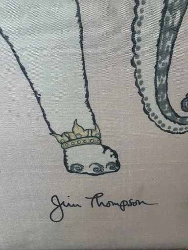 【最終お値下げ】JIM THOMPSON ジムトンプソン 象の絵の写真2枚目