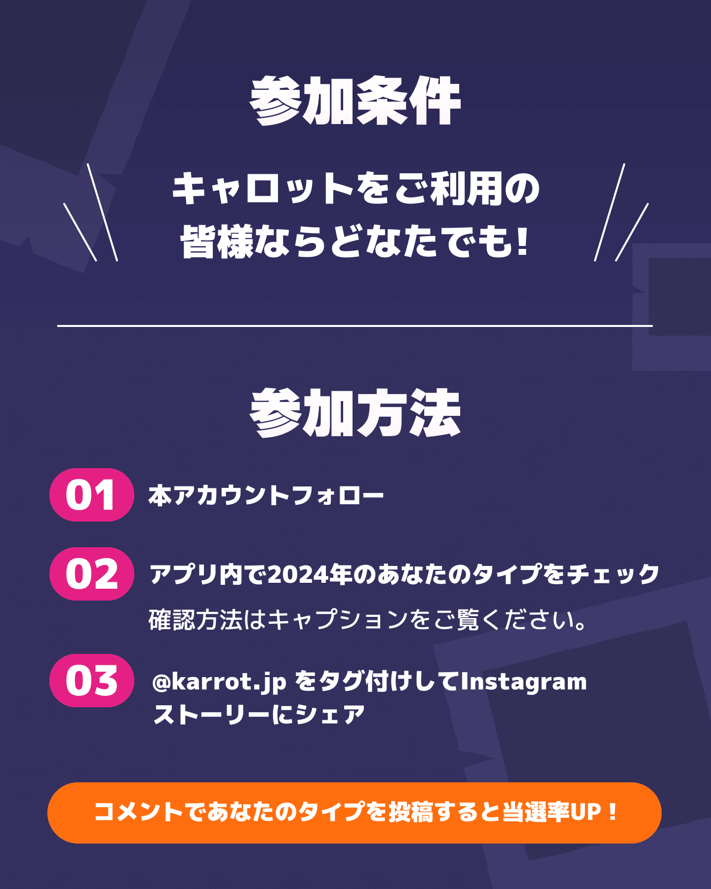 ストーリーシェアイベントの参加条件・参加方法の案内