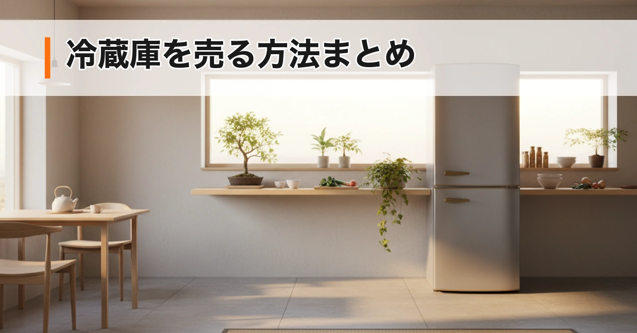 冷蔵庫を売る方法まとめ【リサイクル料金・霜取り・相場を完全解説】