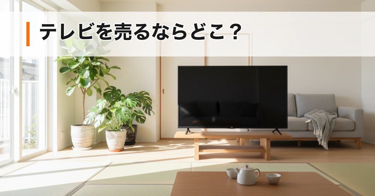 テレビを売るならどこ?【リサイクル料金・送料・相場を完全解説】