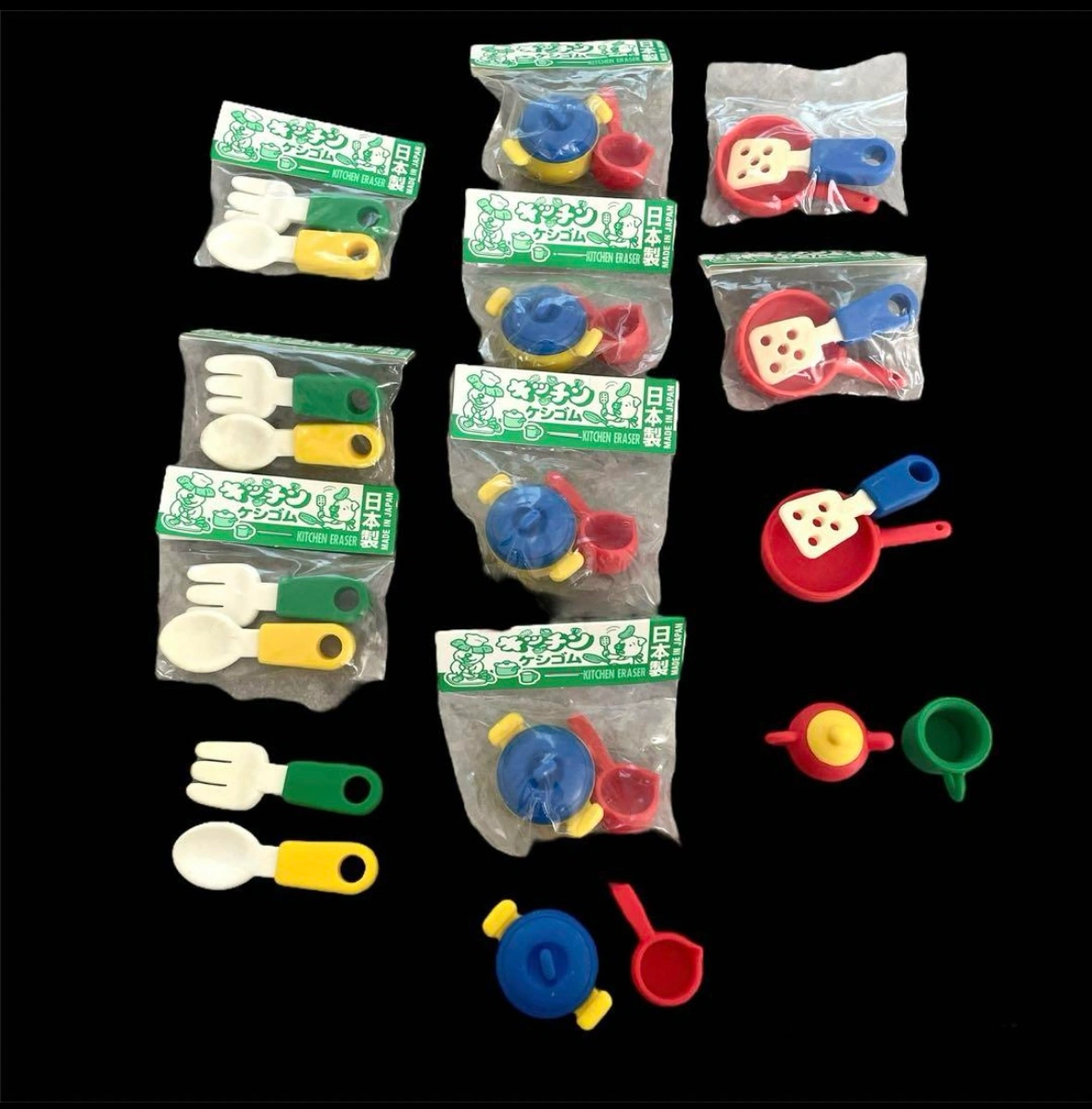 【未使用】消しゴム❤️多種 ボール 食品 動物 乗り物 まとめ売りの写真4枚目