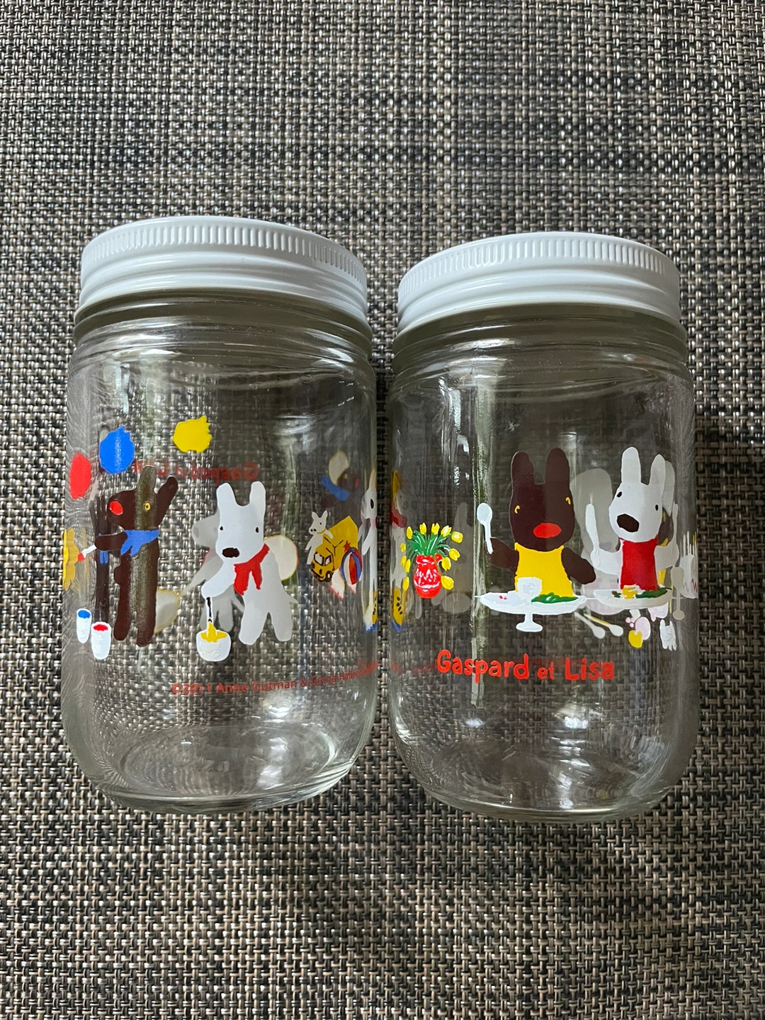 リサとガスパール 空き瓶 キューピーマヨネーズの写真2枚目