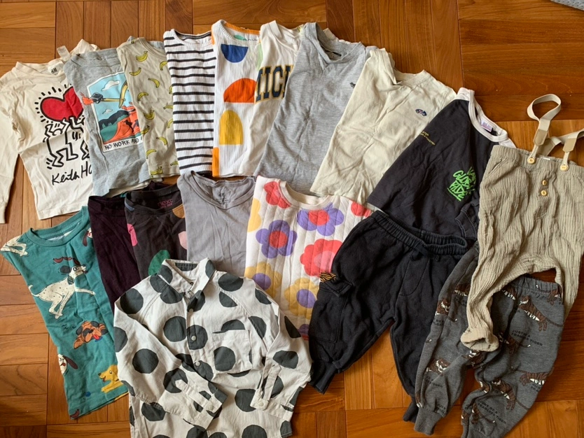 【80〜90cm】秋服セット【18枚】