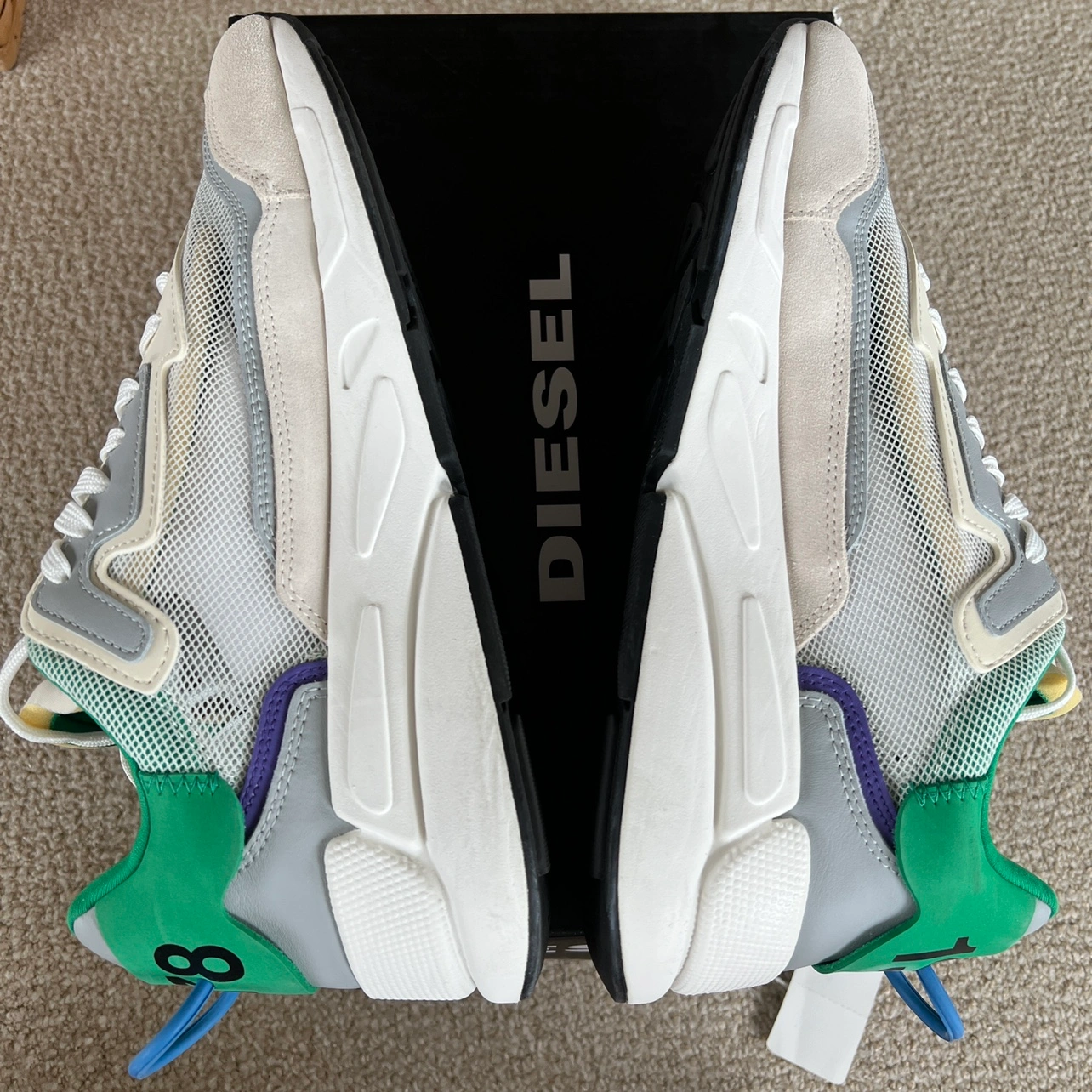 新品 DIESELディーゼル スニーカー 28の写真5枚目