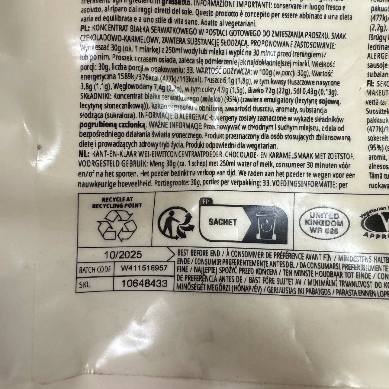 myprotein Impact ホエイ プロテイン - 1kg - チョコレート キャラメルの写真2枚目