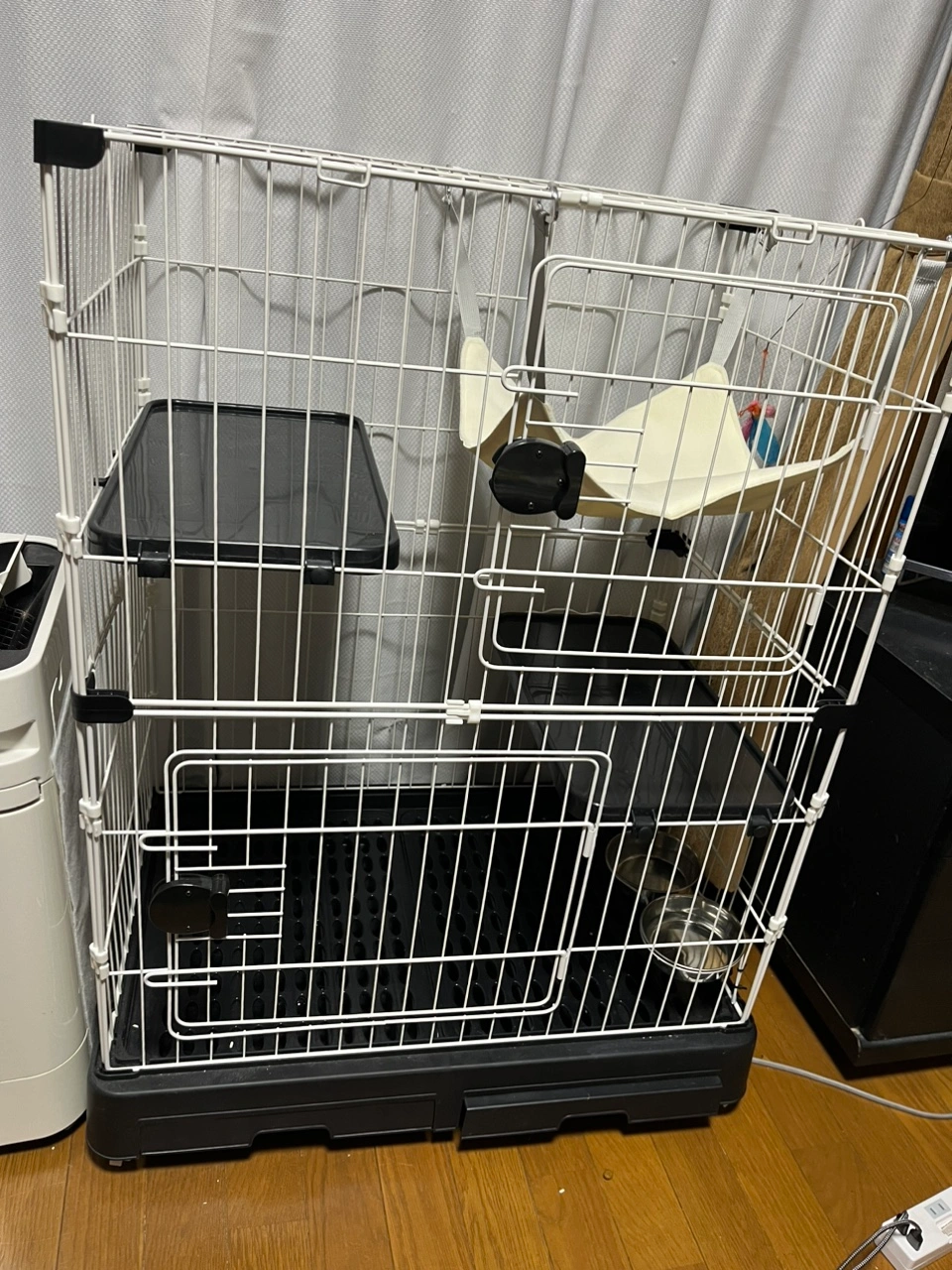 猫用ケージ(組立済)の写真4枚目