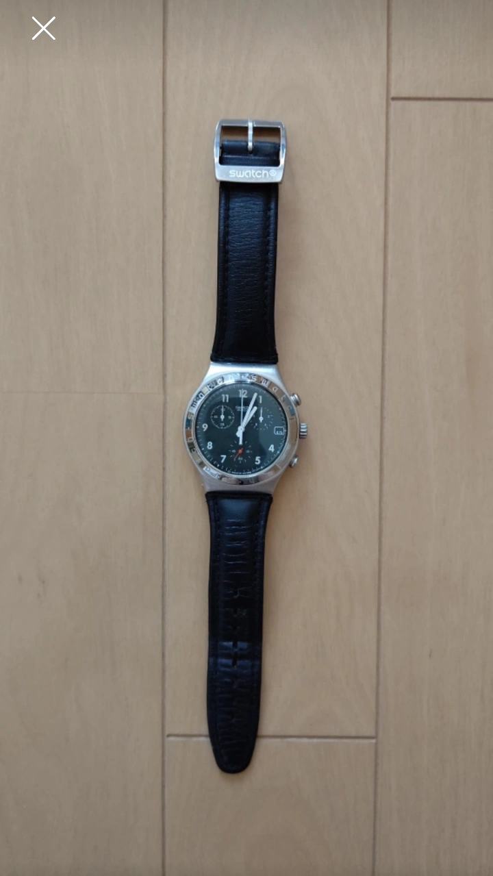 【R7,1,13電池交換済】Swatch IRONY chronoの写真2枚目