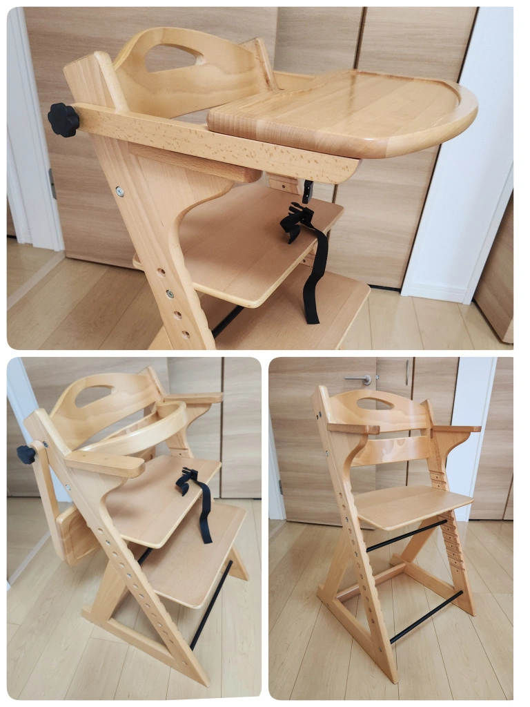 テーブル付き座面可動式チェア