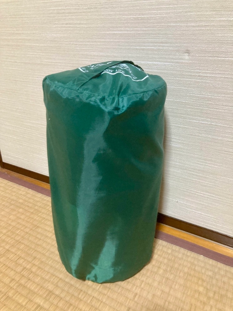 【美品】キャプテンスタッグ プレーリー 封筒型シュラフ M-3448 600 グリーン コンパクト&快適の写真6枚目