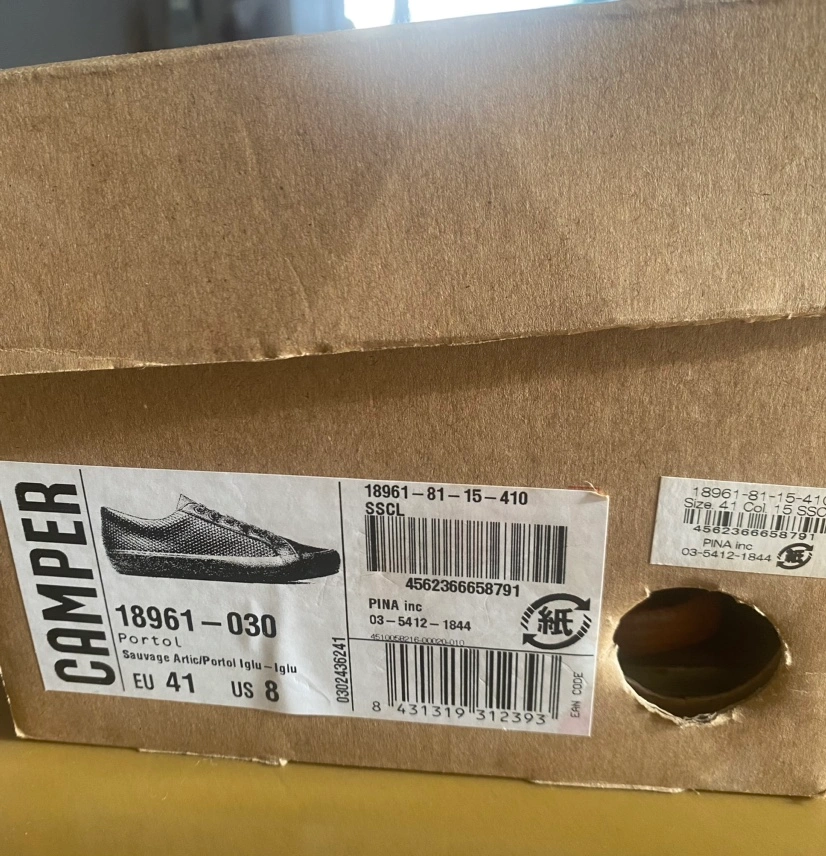CAMPER portol 25.5〜26cm US8 EU41 メンズ レザースニーカーの写真5枚目
