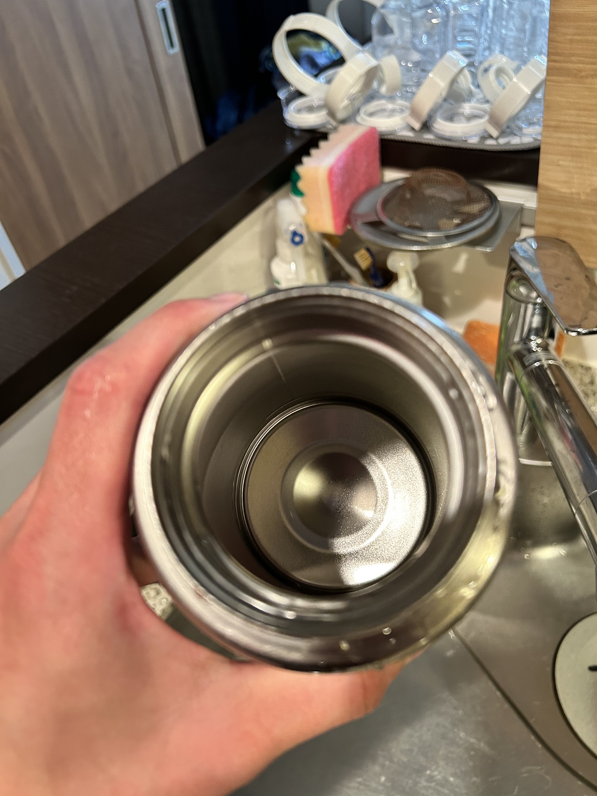 THERMOS ステンレスキング 真空断熱フードジャー 24オンス マットスチールの写真4枚目