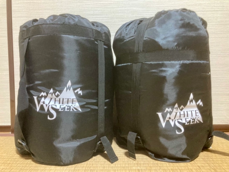 【値下げ・2個セット・美品】WhiteSeek 封筒型寝袋 -15〜5℃対応 冬キャンプに最適の写真5枚目