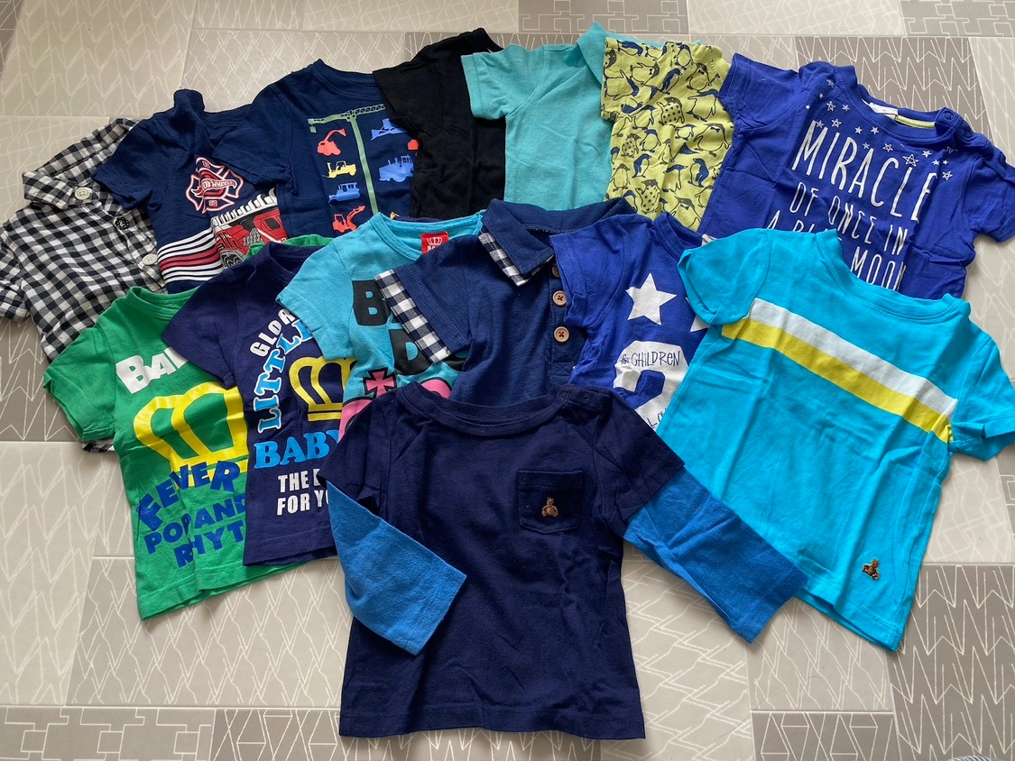 男の子 Tシャツ等まとめ売り80サイズ