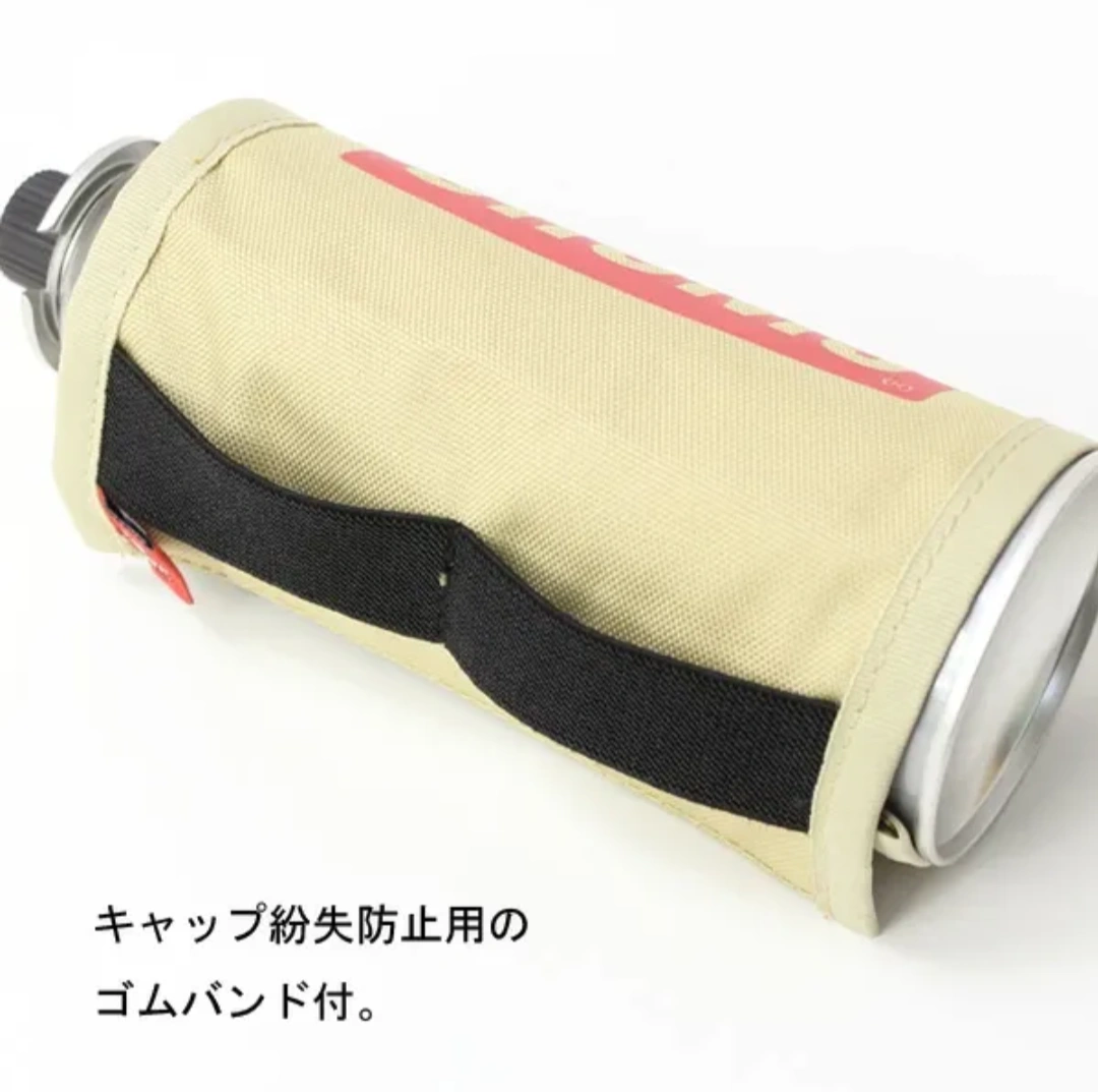 《処分特価》(中古)CD缶カバー/ペットボトルカバー(2点:レッド/ベージュ)の写真5枚目