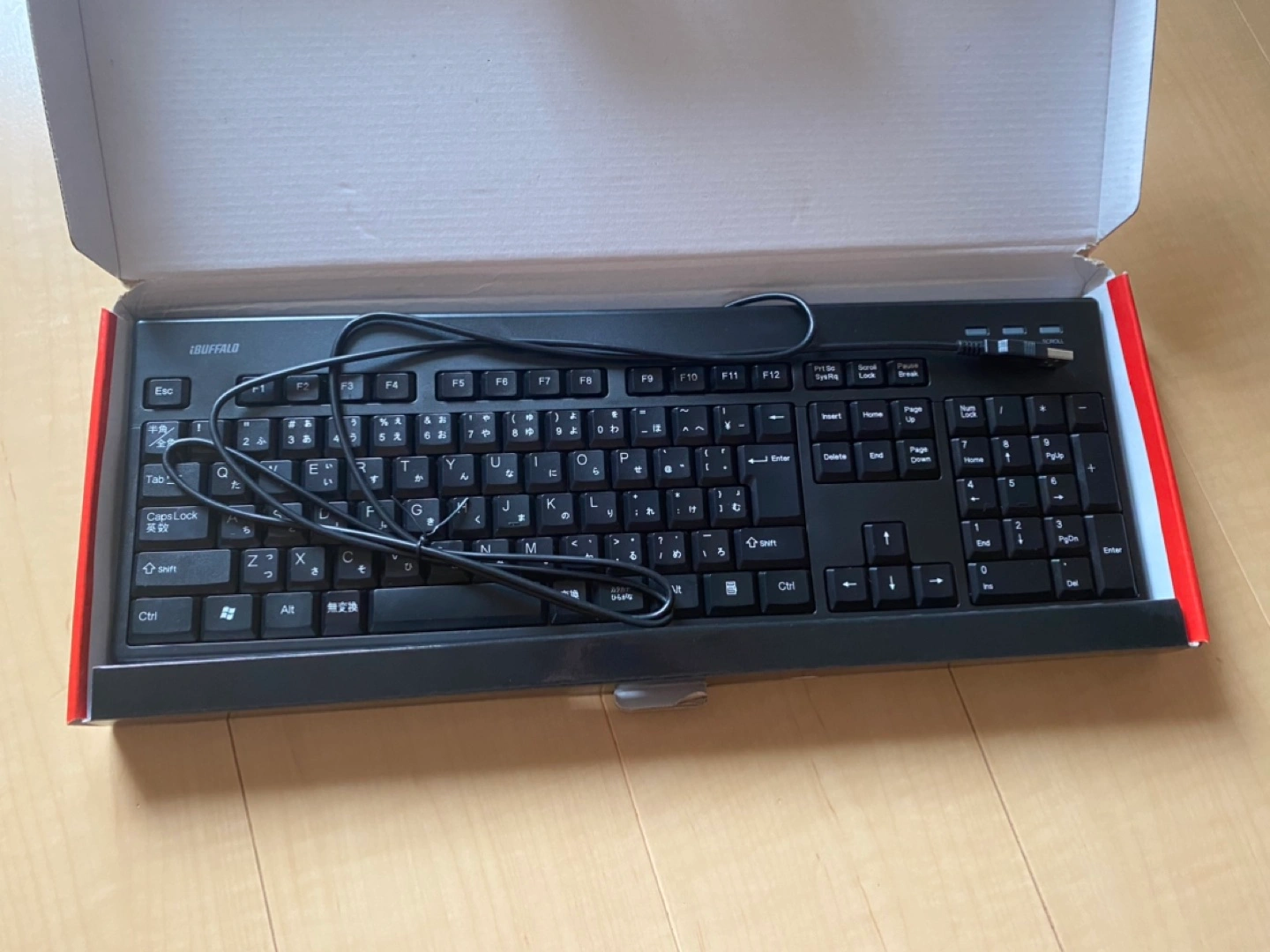 buffalo キーボード usb接続