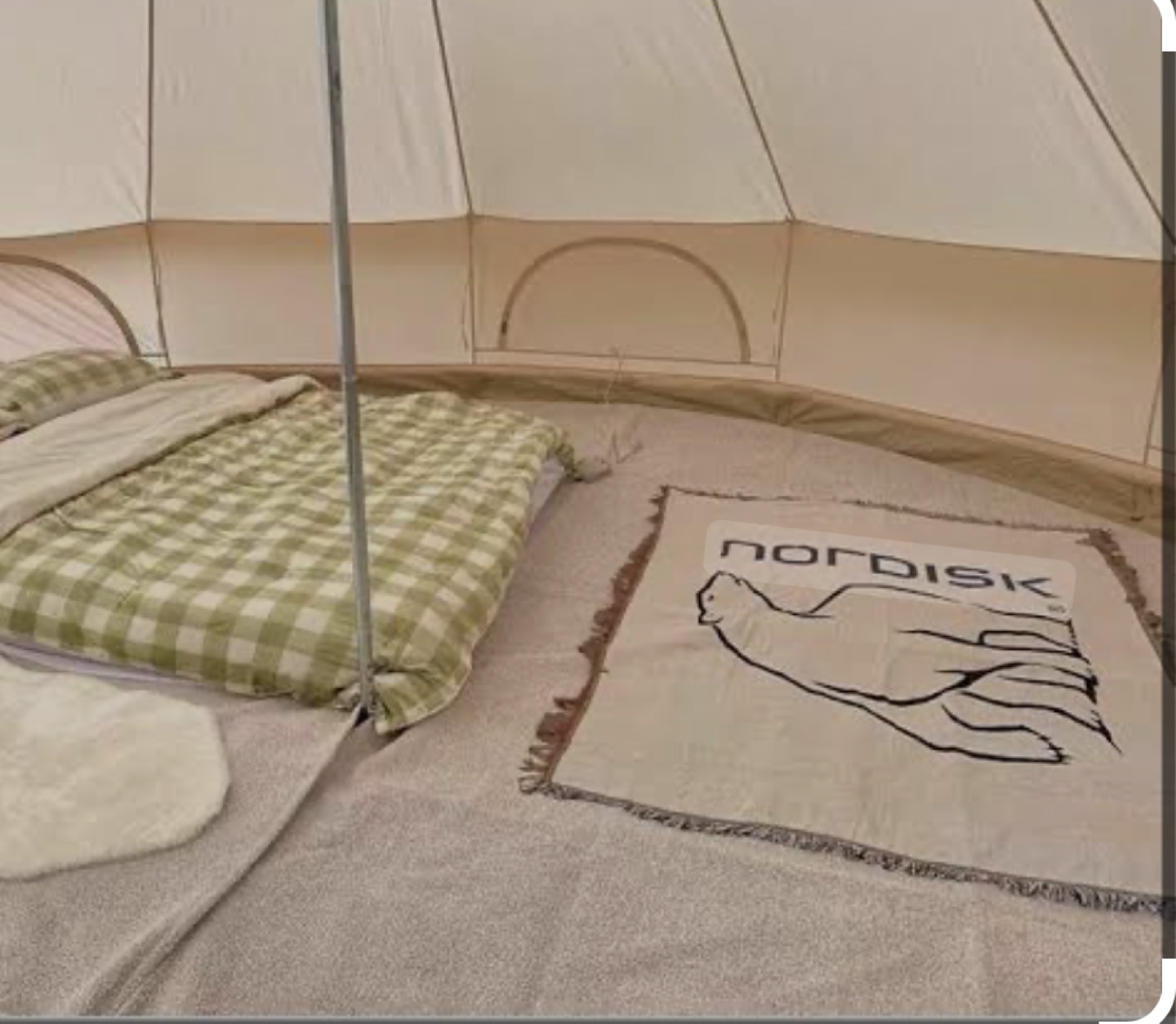 NORDISK ノルディスク キャンピングブランケット　ベッドカバーの写真2枚目
