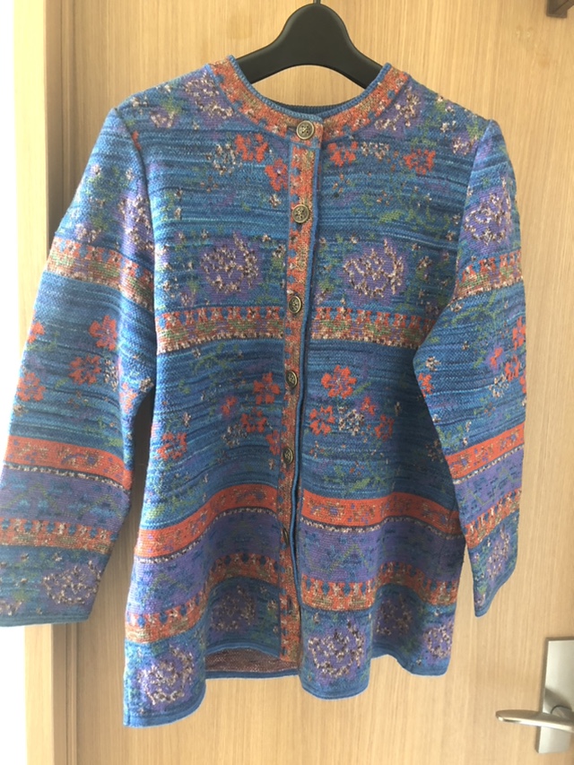 ミラショーン　ムーンバット　ファーコート　ネイビー　花　シフォン　毛皮　ラビット ミラショーン ムーンバット ファーコート ネイビー 花 シフォン 毛皮