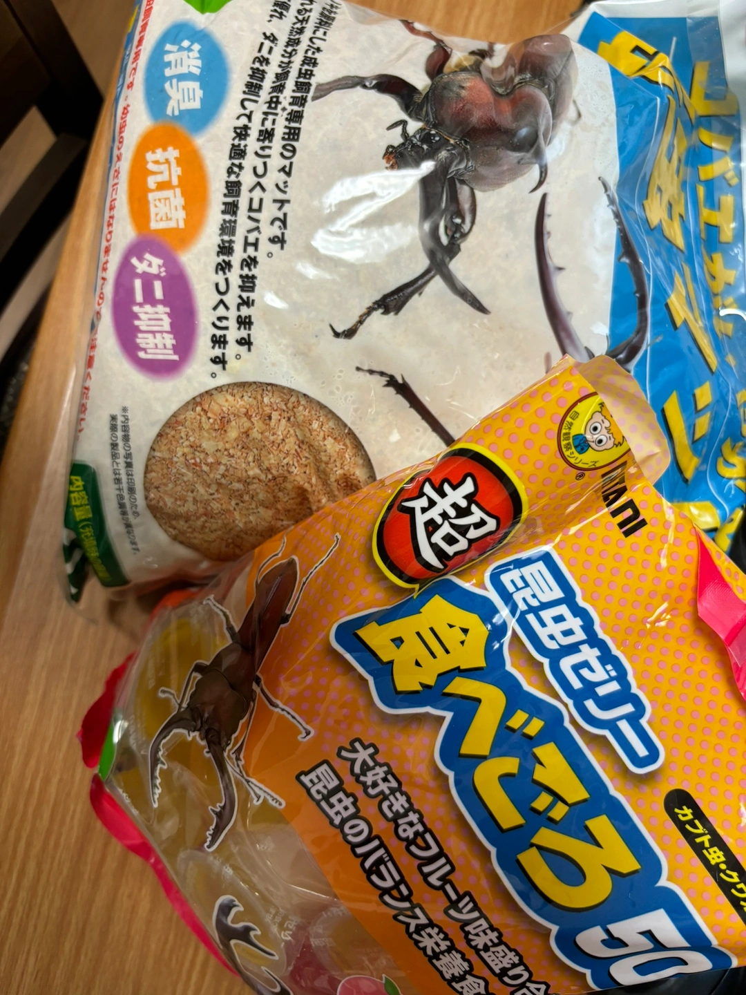 昆虫マット&昆虫ゼリー