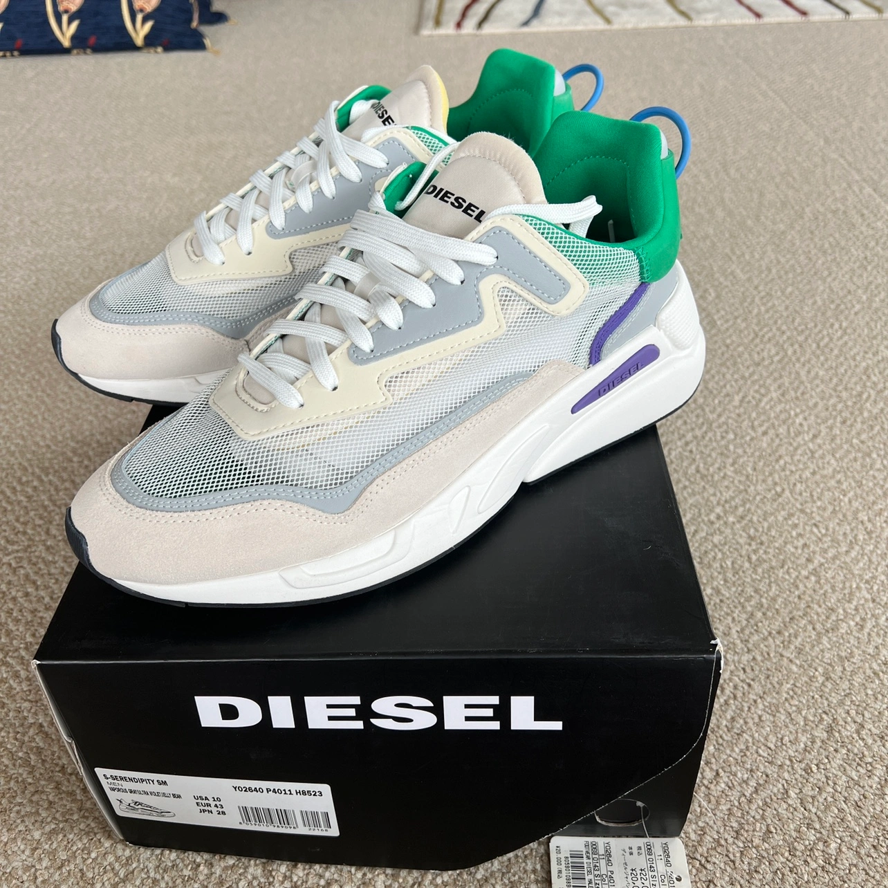 新品 DIESELディーゼル スニーカー 28