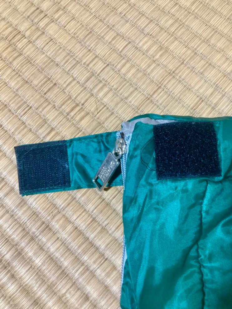 【美品】キャプテンスタッグ プレーリー 封筒型シュラフ M-3448 600 グリーン コンパクト&快適の写真3枚目
