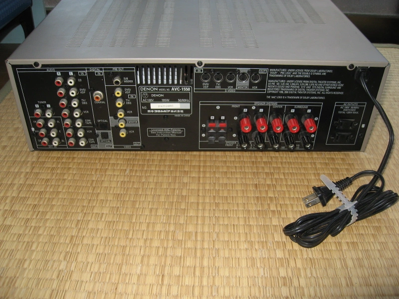 【再値下げ】AVサラウンドアンプ DENON AVC-1550の写真2枚目