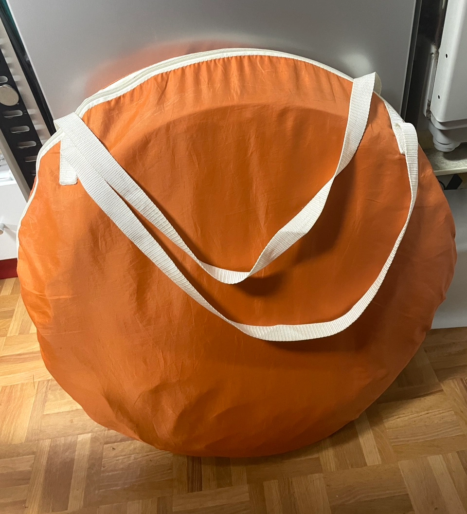 ☆美品☆ FIELDOOR 折りたたみテント ポップアップテント オレンジの写真2枚目
