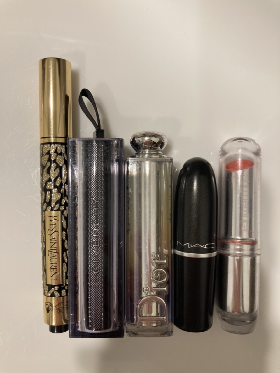 Dior, Givenchy, Mac, Shu uemura, YSL