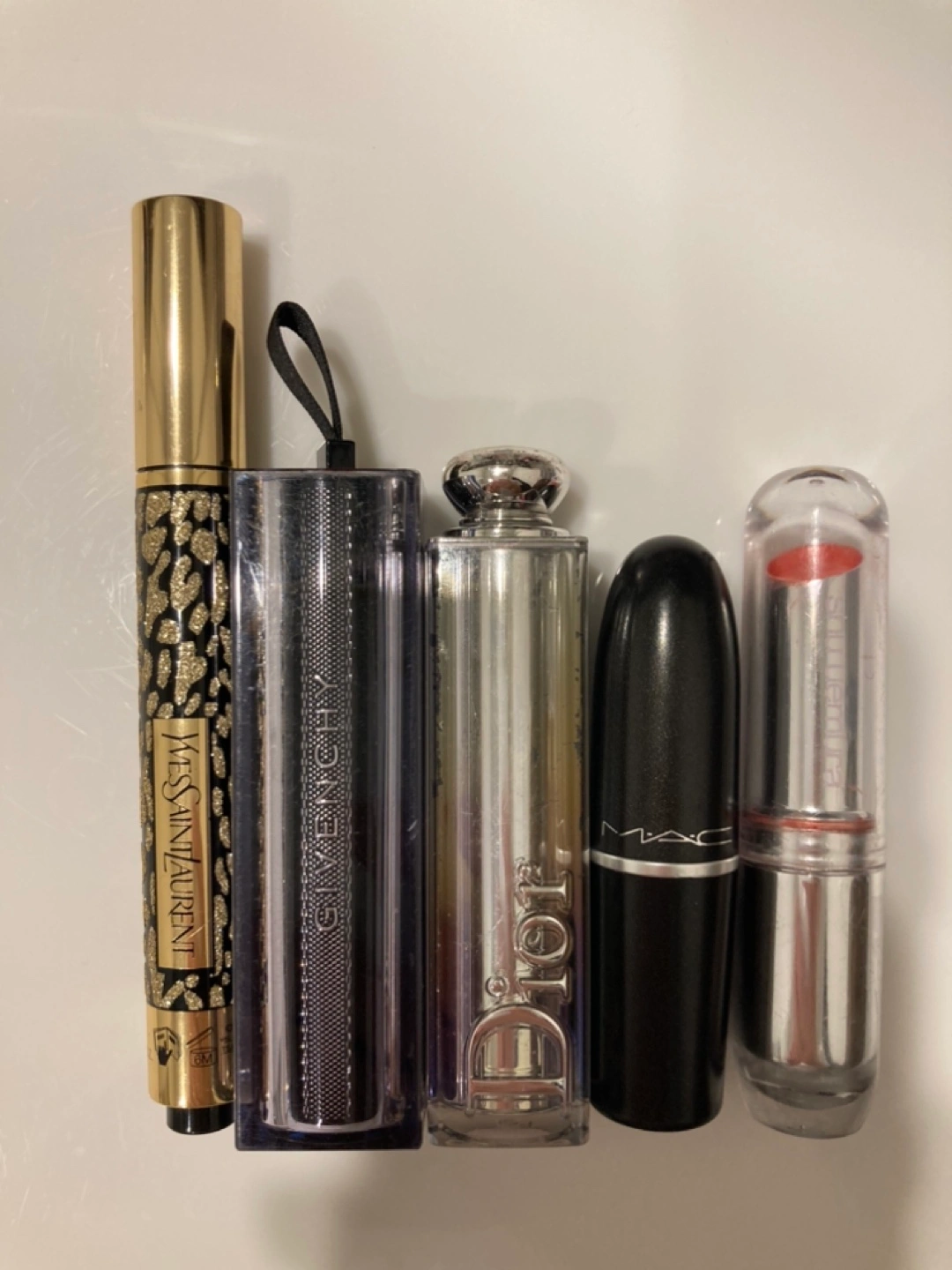 Dior, Givenchy, Mac, Shu uemura, YSL
