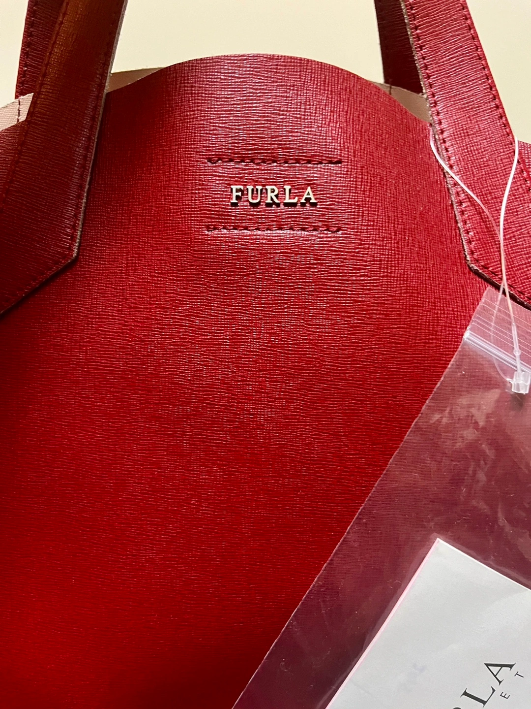 FURLA レディースバッグ 赤の写真5枚目