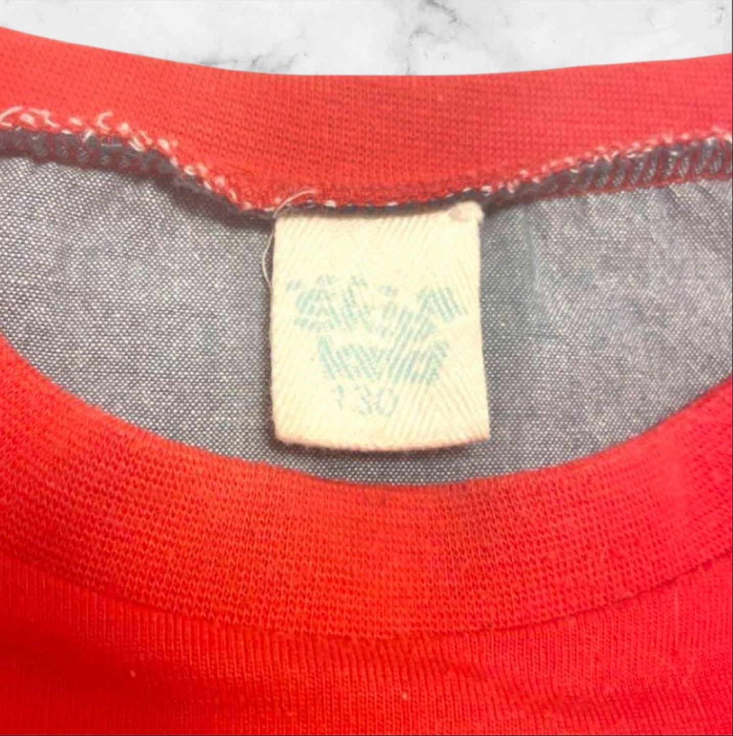 スキップランド❤ロンT Tシャツ 女の子 130 レッドの写真5枚目
