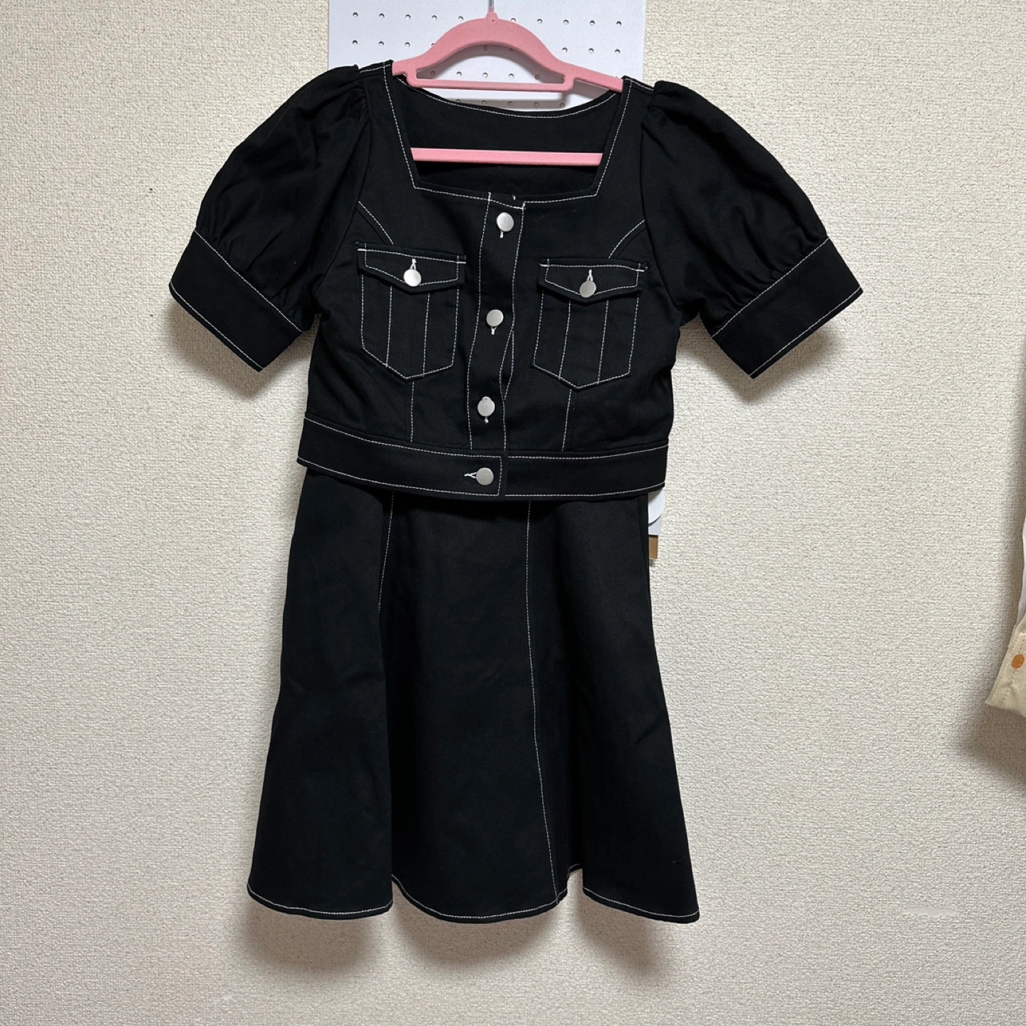 【新品未使用品‼️タグ付き】デニムセットミニワンピース redyazel