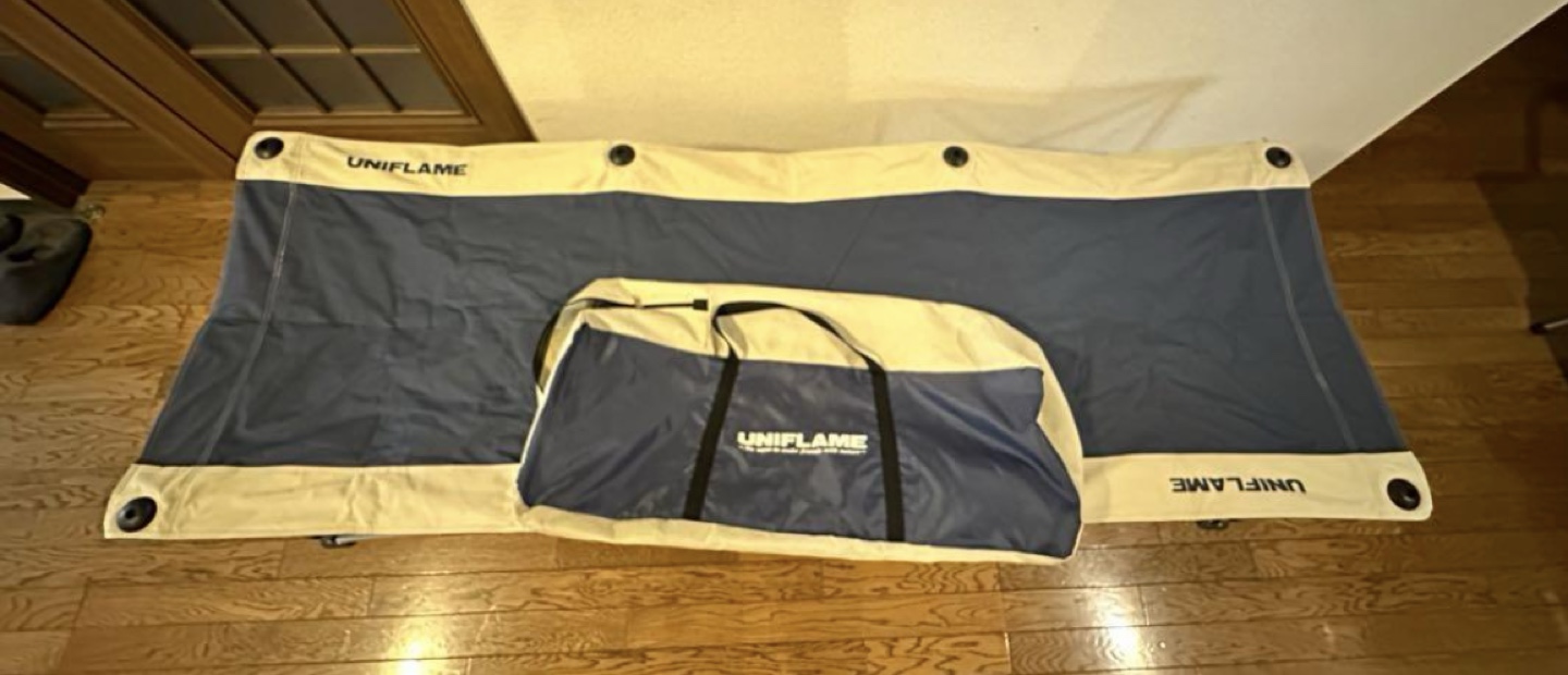 UNIFLAME ユニフレーム 折りたたみアウトドアベンチ  リラックスコットの写真6枚目