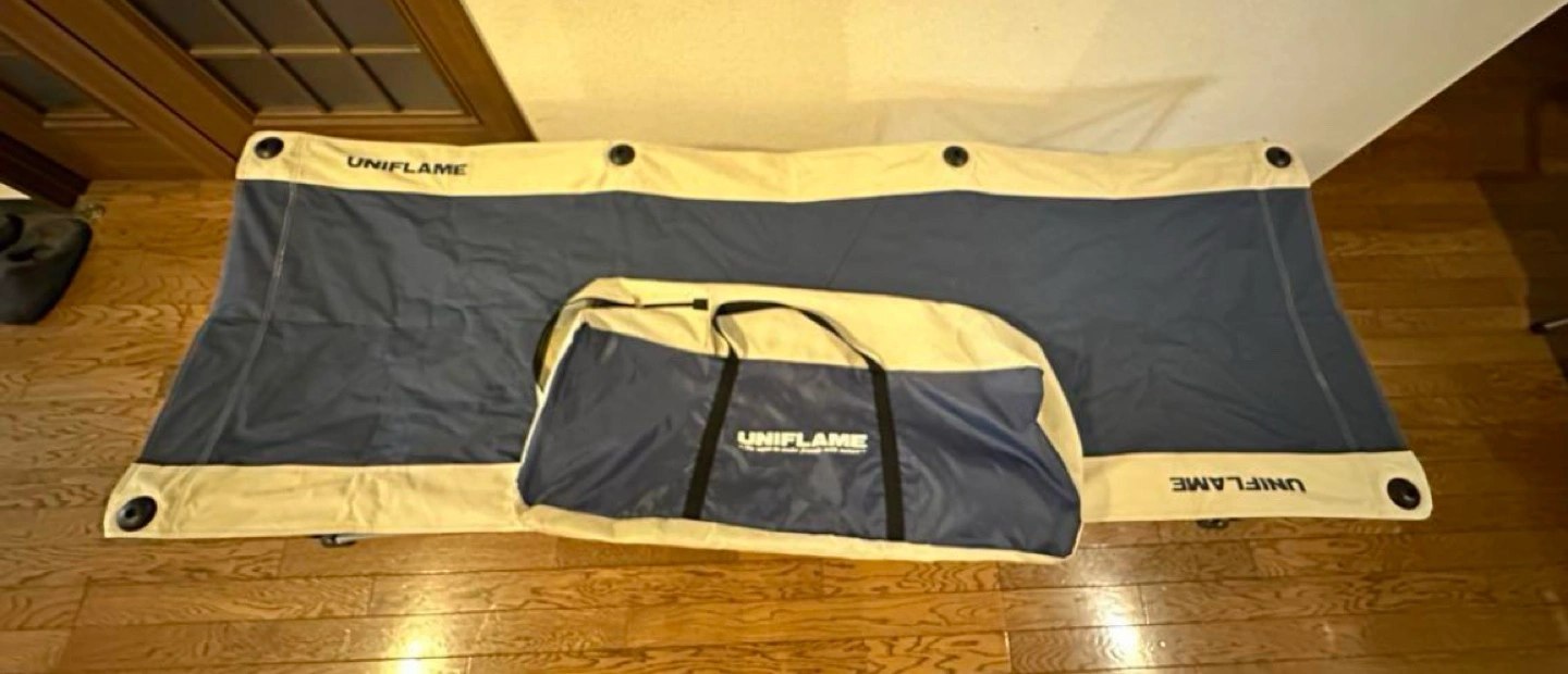UNIFLAME ユニフレーム 折りたたみアウトドアベンチ リラックスコットの写真6枚目
