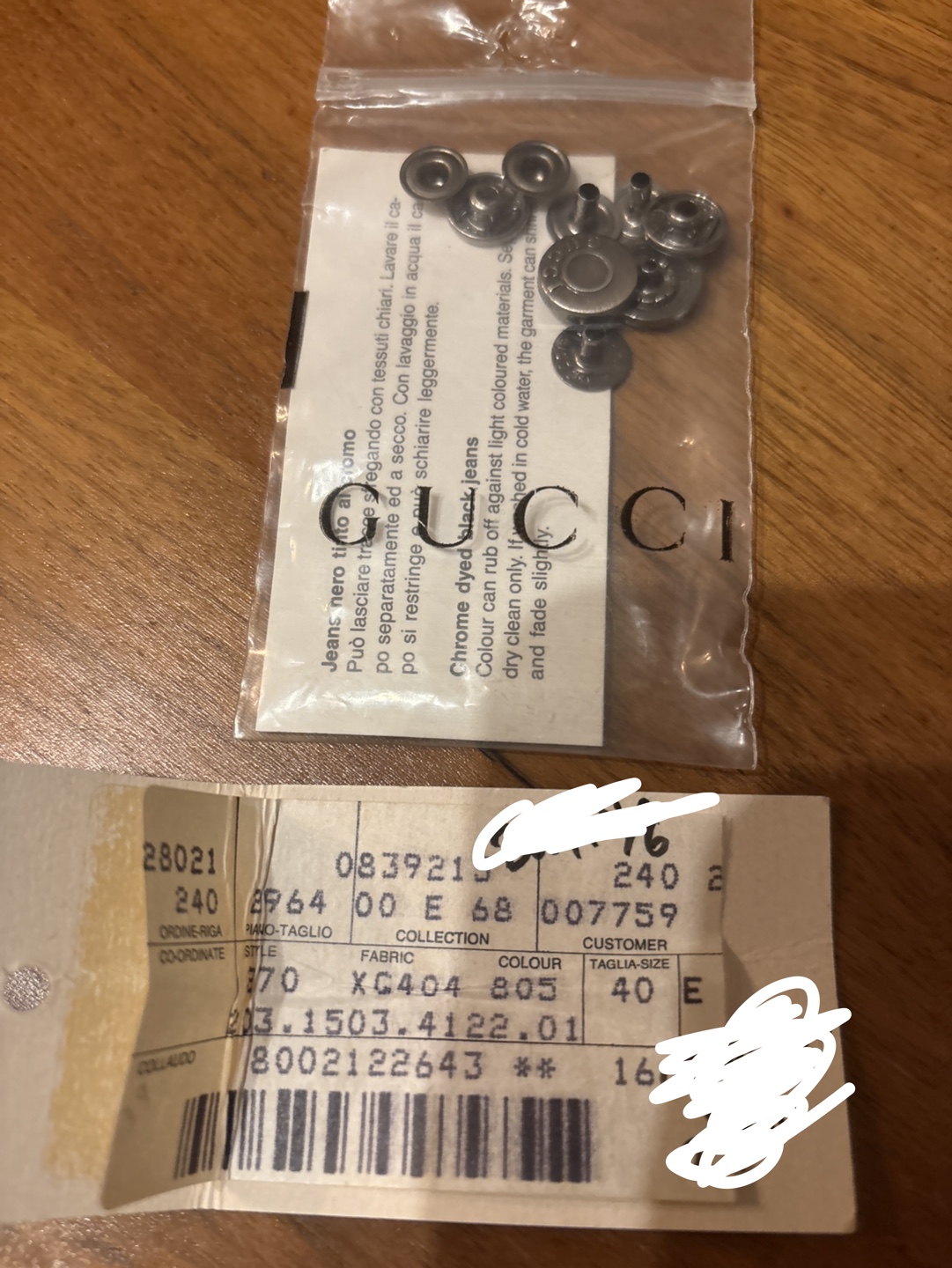 値引しました❗️GUCCI  デニムシャツの写真8枚目