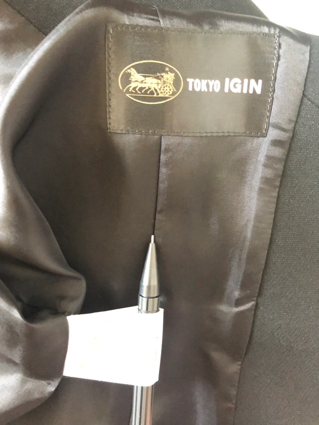 Tokyo igin イギン ジャケット インナー2点 黒の写真7枚目