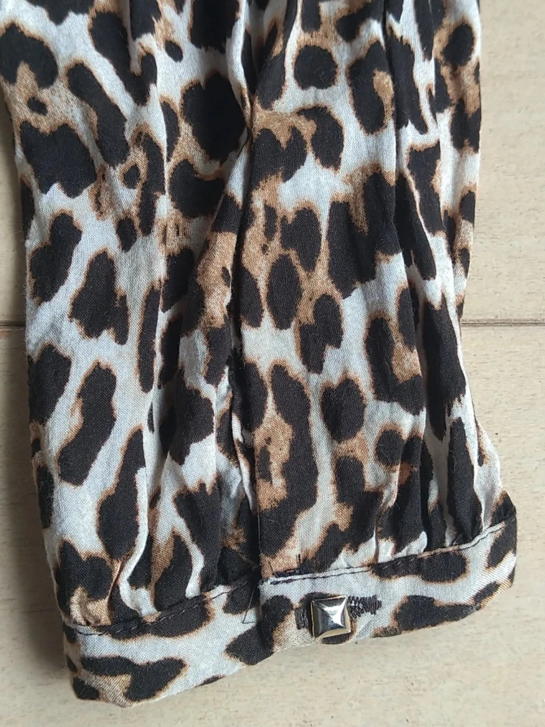 ZARA BASIC 豹柄 長袖トップスの写真6枚目
