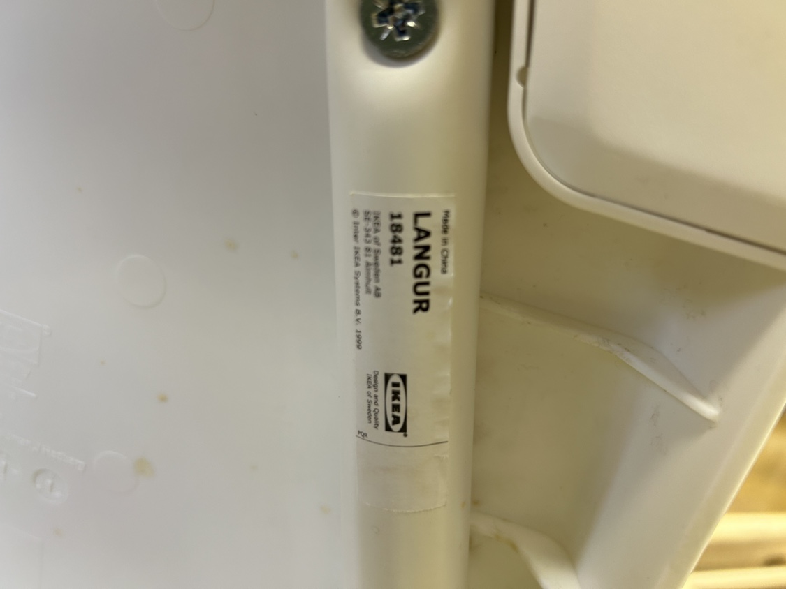 ベビーハイチェアの写真2枚目