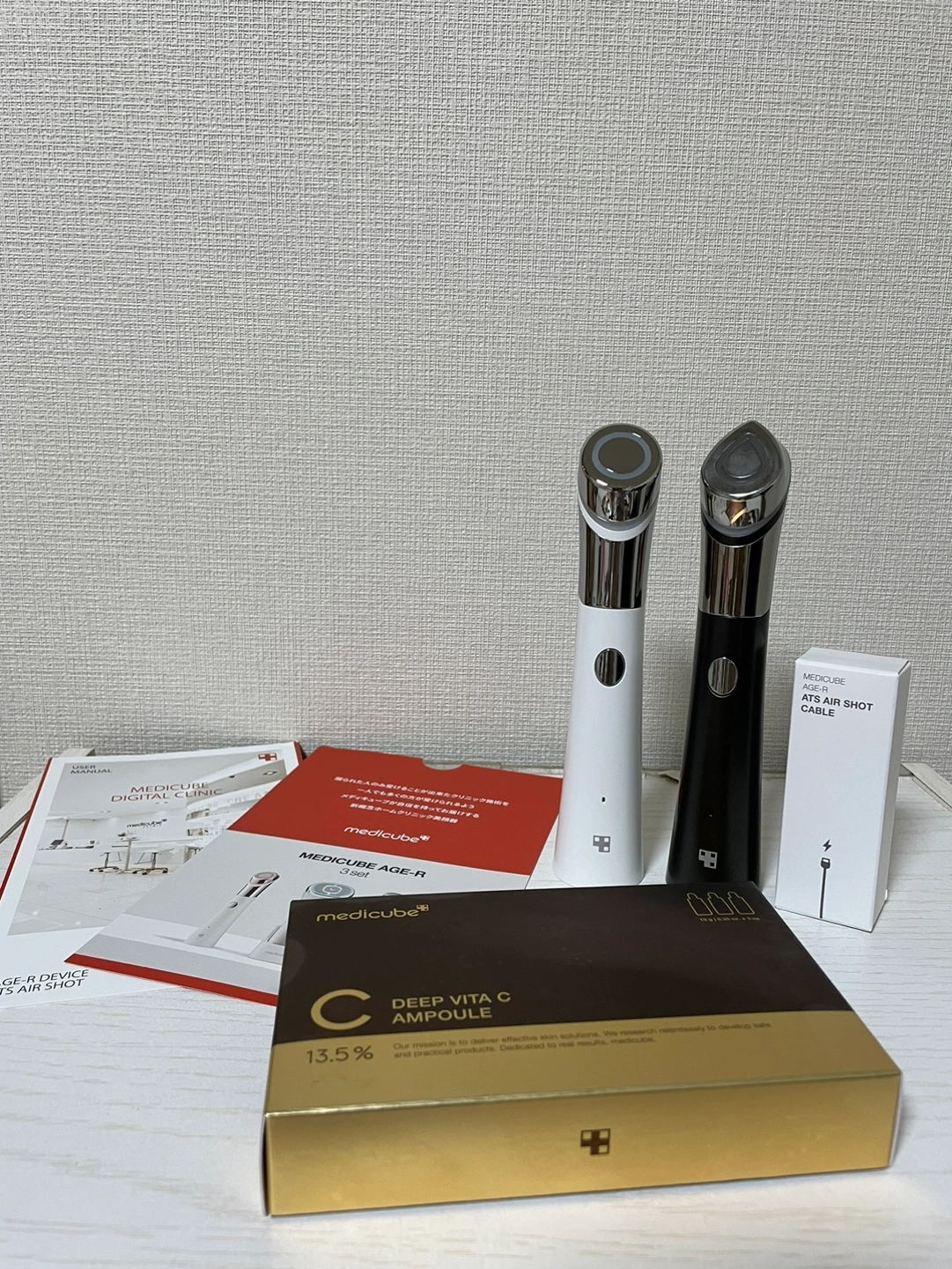韓国 メディキューブ ダーマエアショット スキンブースターショット ビタCアンプルセット