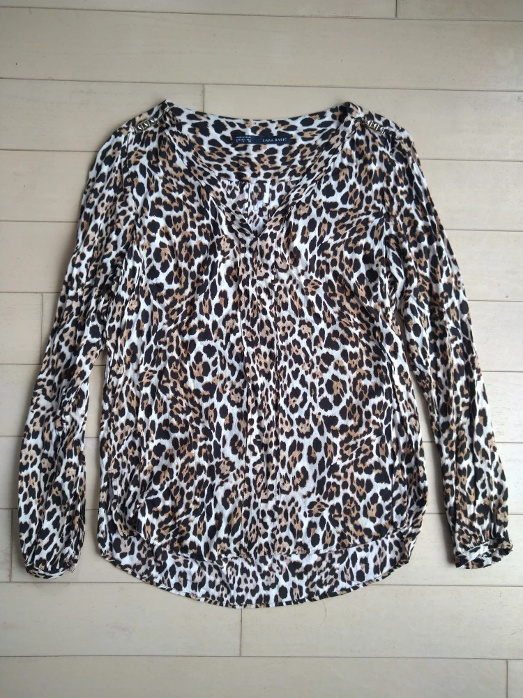 ZARA BASIC 豹柄 長袖トップス